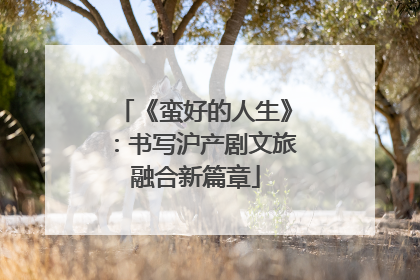 《蛮好的人生》：书写沪产剧文旅融合新篇章