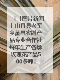 「图片新闻」山丹县老军乡蕃昌农副产品专业合作社每年生产各类玫瑰花产品500多吨