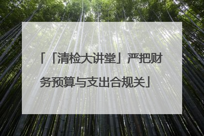 「清检大讲堂」严把财务预算与支出合规关