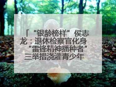 “银龄榜样”侯志龙：退休检察官化身“雷锋精神播种者” 三举措浇灌青少年成长沃土