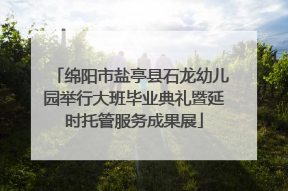 绵阳市盐亭县石龙幼儿园举行大班毕业典礼暨延时托管服务成果展