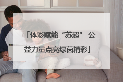 体彩赋能“苏超” 公益力量点亮绿茵精彩