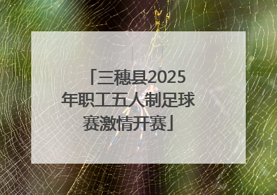 三穗县2025年职工五人制足球赛激情开赛