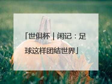 世俱杯｜闲记：足球这样团结世界