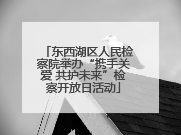 东西湖区人民检察院举办“携手关爱 共护未来”检察开放日活动