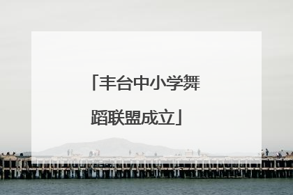 丰台中小学舞蹈联盟成立