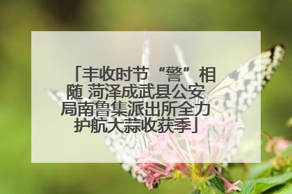 丰收时节“警”相随 菏泽成武县公安局南鲁集派出所全力护航大蒜收获季