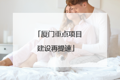 厦门重点项目建设再提速