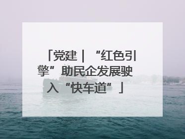 党建｜“红色引擎”助民企发展驶入“快车道”
