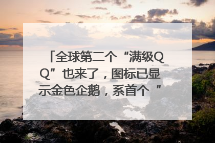 全球第二个“满级QQ”也来了，图标已显示金色企鹅，系首个“满级QQ”的小号
