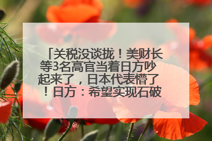 关税没谈拢！美财长等3名高官当着日方吵起来了，日本代表懵了！日方：希望实现石破茂与特朗普的会晤