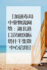 加速布局中亚物流网络：湖北港口汉欧国际塔什干集散中心启用