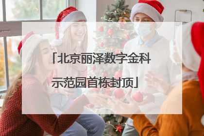 北京丽泽数字金科示范园首栋封顶