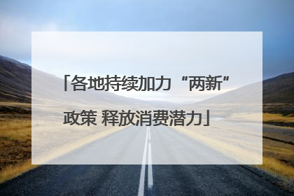 各地持续加力“两新”政策 释放消费潜力