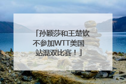 孙颖莎和王楚钦不参加WTT美国站混双比赛！