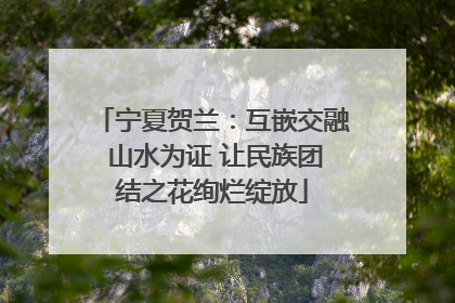 宁夏贺兰：互嵌交融 山水为证 让民族团结之花绚烂绽放