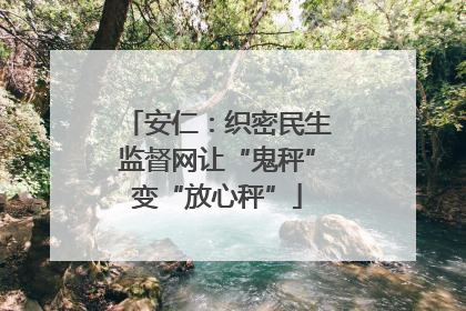 安仁：织密民生监督网让“鬼秤”变“放心秤”