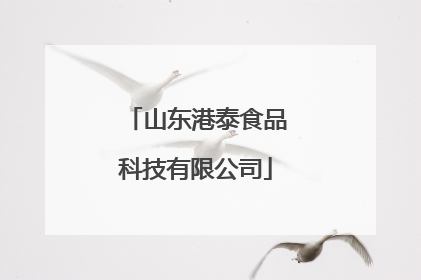 山东港泰食品科技有限公司
