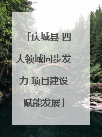 庆城县 四大领域同步发力 项目建设赋能发展