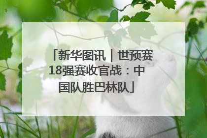 新华图讯｜世预赛18强赛收官战：中国队胜巴林队