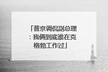 普京调侃副总理：我俩到底谁在克格勃工作过