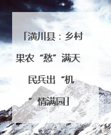 潢川县：乡村果农“愁”满天  民兵出“机”情满园