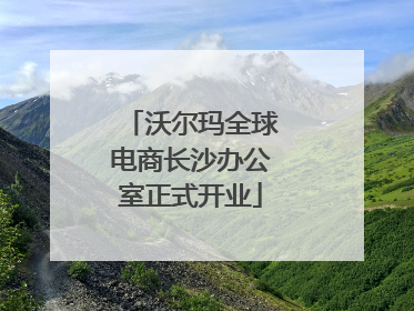 沃尔玛全球电商长沙办公室正式开业