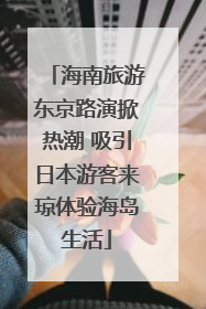 海南旅游东京路演掀热潮 吸引日本游客来琼体验海岛生活