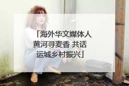 海外华文媒体人黄河寻麦香 共话运城乡村振兴