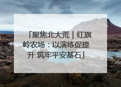 聚焦北大荒｜红旗岭农场：以演练促提升 筑牢平安基石