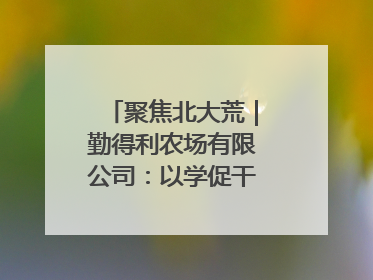 聚焦北大荒｜勤得利农场有限公司：以学促干推动学习教育“升温提速”