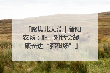 聚焦北大荒｜普阳农场：职工对话会凝聚奋进“强磁场”