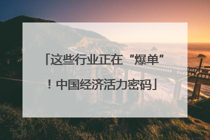 这些行业正在“爆单”！中国经济活力密码