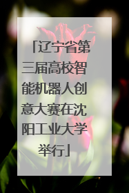 辽宁省第三届高校智能机器人创意大赛在沈阳工业大学举行