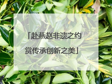 赴燕赵非遗之约 赏传承创新之美