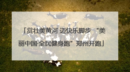 赏壮美黄河 迈快乐脚步 “美丽中国·全民健身跑”郑州开跑