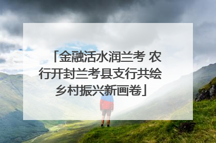 金融活水润兰考 农行开封兰考县支行共绘乡村振兴新画卷