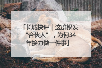 长城快评｜这群银发“合伙人”，为何34年接力做一件事