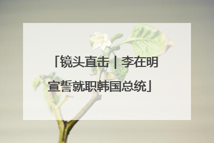 镜头直击｜李在明宣誓就职韩国总统
