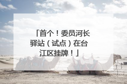 首个！委员河长驿站（试点）在台江区挂牌！