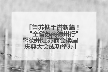 鲁苏携手谱新篇！“全省苏商德州行”暨德州江苏商会换届庆典大会成功举办