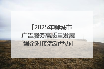 2025年聊城市广告服务高质量发展媒企对接活动举办