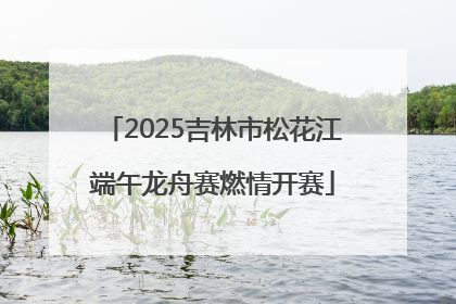 2025吉林市松花江端午龙舟赛燃情开赛