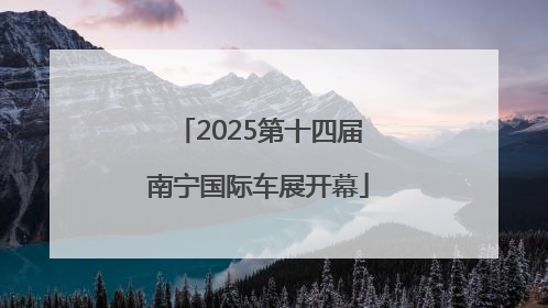 2025第十四届南宁国际车展开幕
