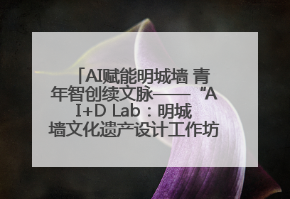 AI赋能明城墙 青年智创续文脉——“AI+D Lab：明城墙文化遗产设计工作坊”在南京开营